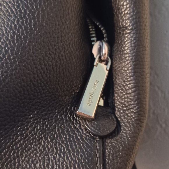 Kate Spade Leila Medium Triple Compartment Shoulder Bag - Black / Pink - Picture 4 of 12